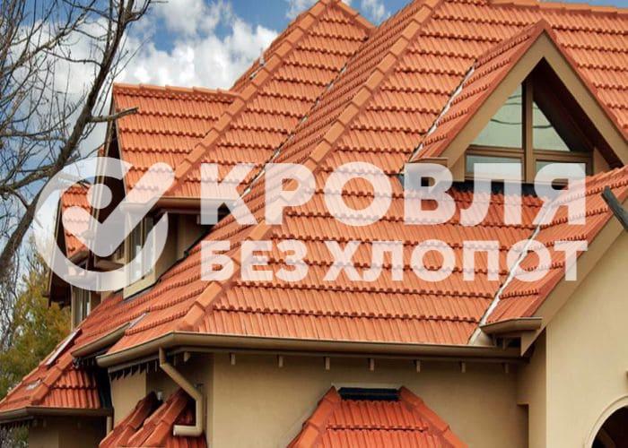 Монтаж кровли из керамической черепицы
