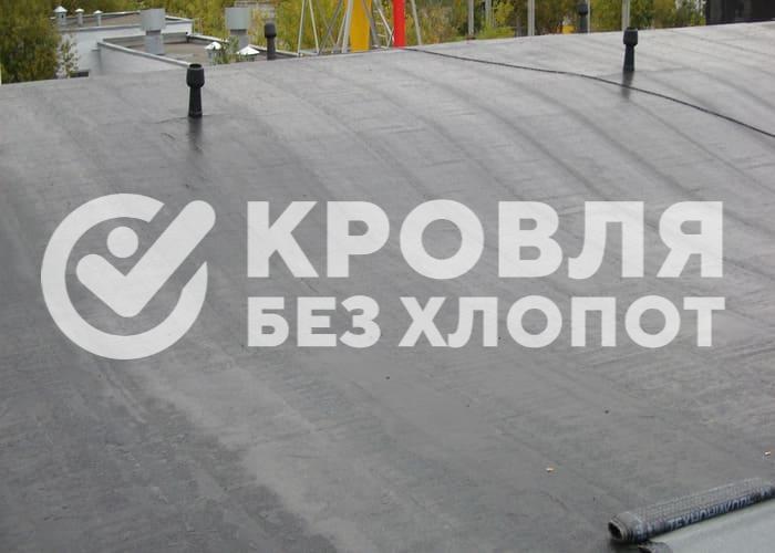 Монтаж мягкой рулонной кровли здания