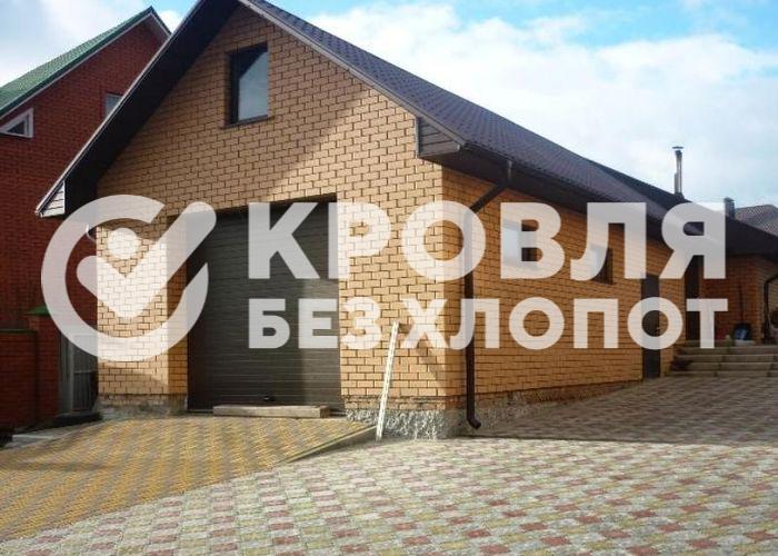 Установка двухскатной крыши нового гаража
