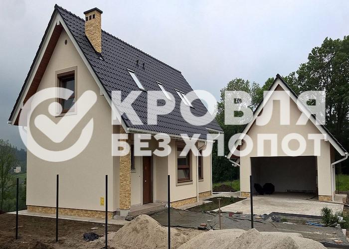 Установка кровли из металлочерепицы в доме и гараже