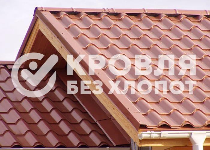 Устройство холодной крыши из металлочерепицы
