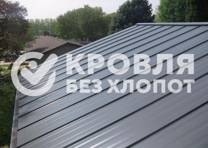 Устройство металлической фальцевой кровли